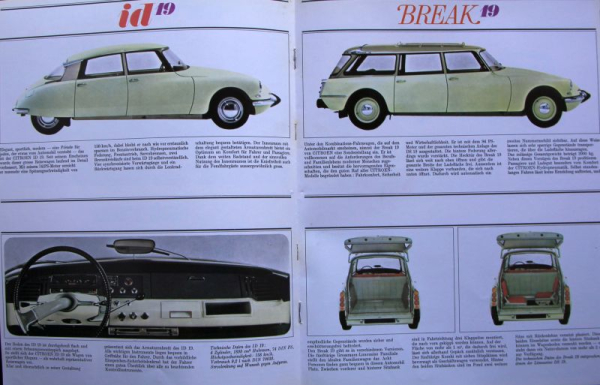 Citroen Modelprogram 1966 Carbrochure (8685)